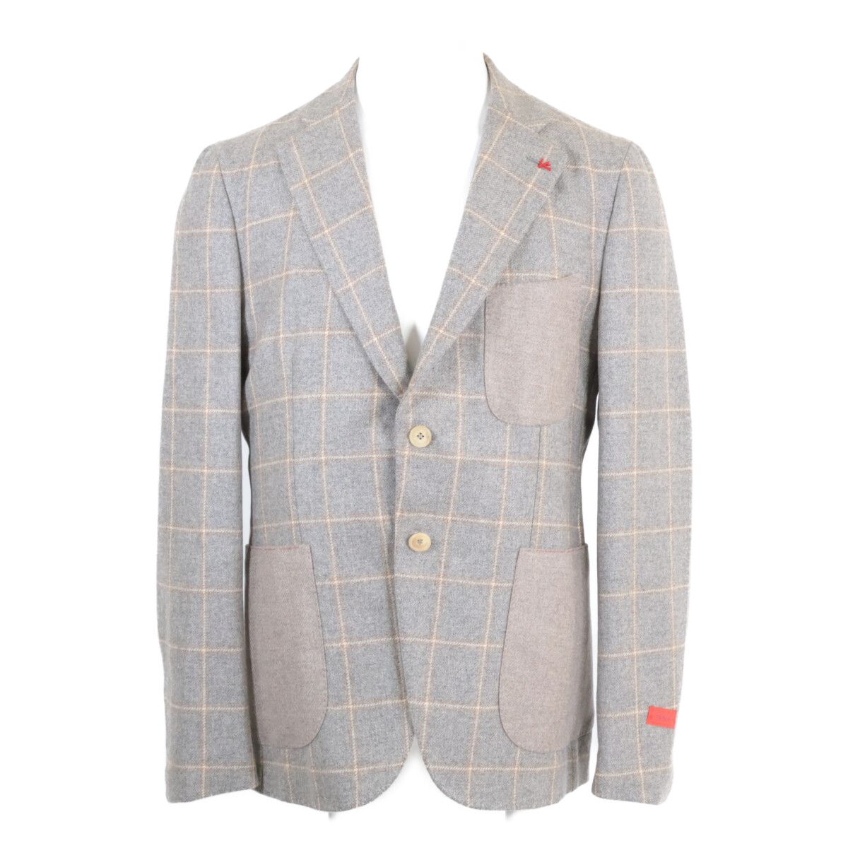 ISAIA イザイア 新品同様 003313 POMPEI カシミヤ ウインドーペーン