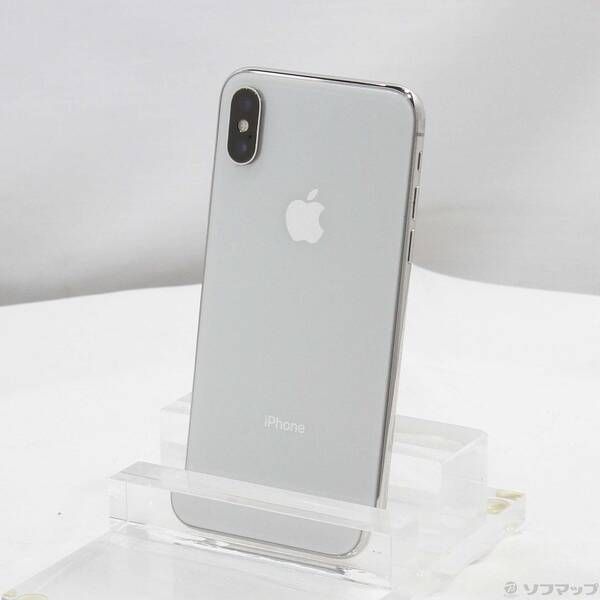 【美品】iPhoneX 64GB MQAY2J/A シルバー 中古品〕 iPhoneX 64GB シルバー MQAY2J／A SIMフリー【247】 中古