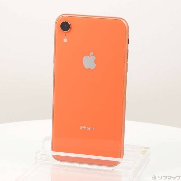 〔中古品〕 iPhoneXR 128GB コーラル MT0T2J／A SIMフリー【269】