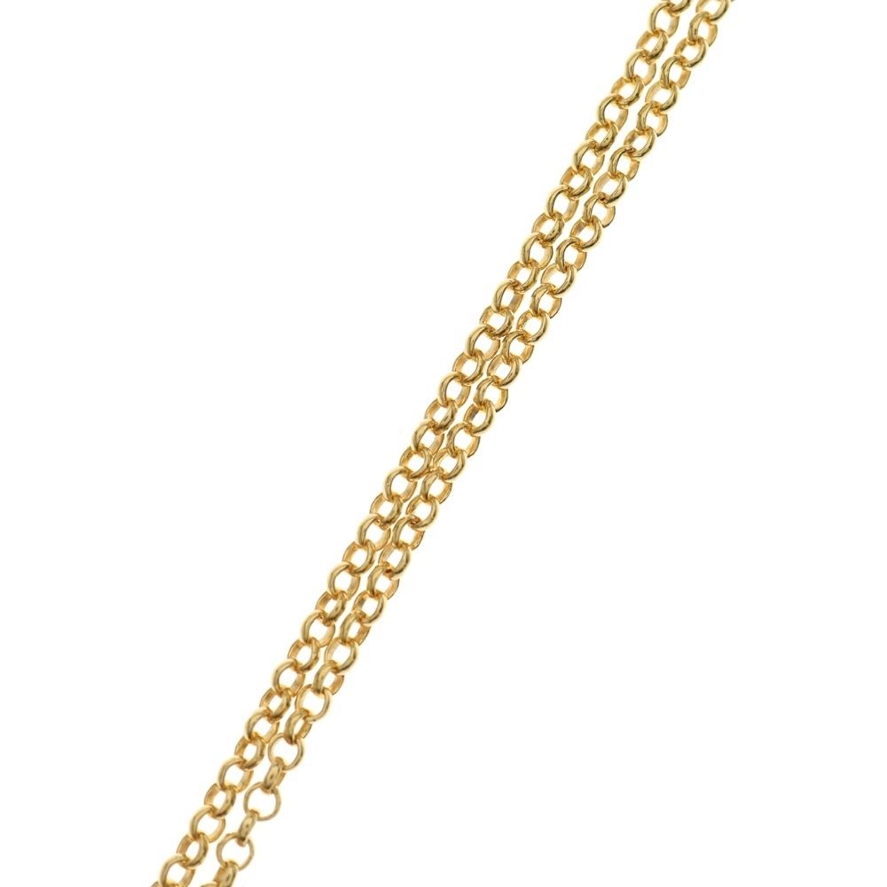 CHROME HEARTS (クロムハーツ) 22K NECKCHAIN R24 ロールチェーン