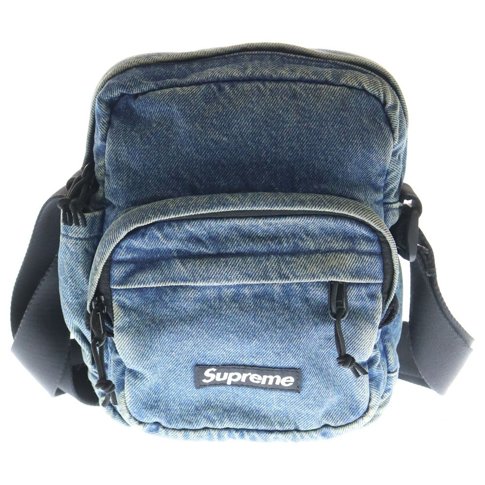 【送料込み★】Supreme デニムショルダーバッグ インディゴ 👜 Supreme 25FW Week1 Denim Shoulder Bag Washed Indigo 本日Supreme