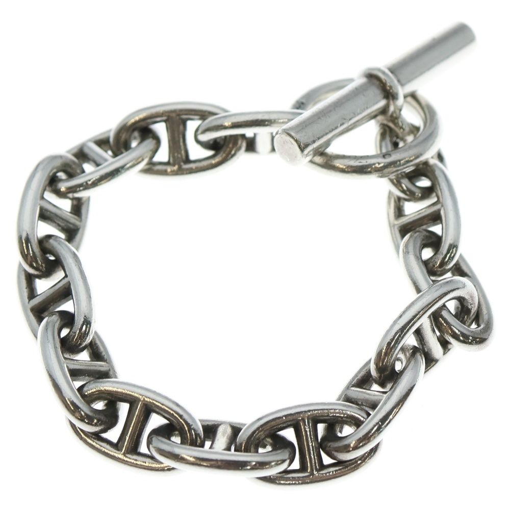 HERMES (エルメス) 70s VINTAGE Chaine d'Ancre GM Bracelet 筆記体