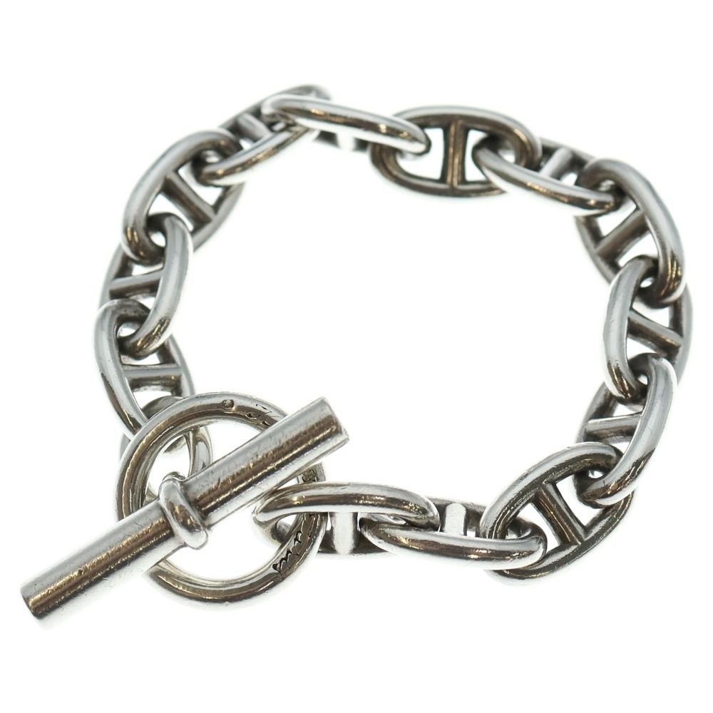 HERMES (エルメス) 70s VINTAGE Chaine d'Ancre GM Bracelet 筆記体
