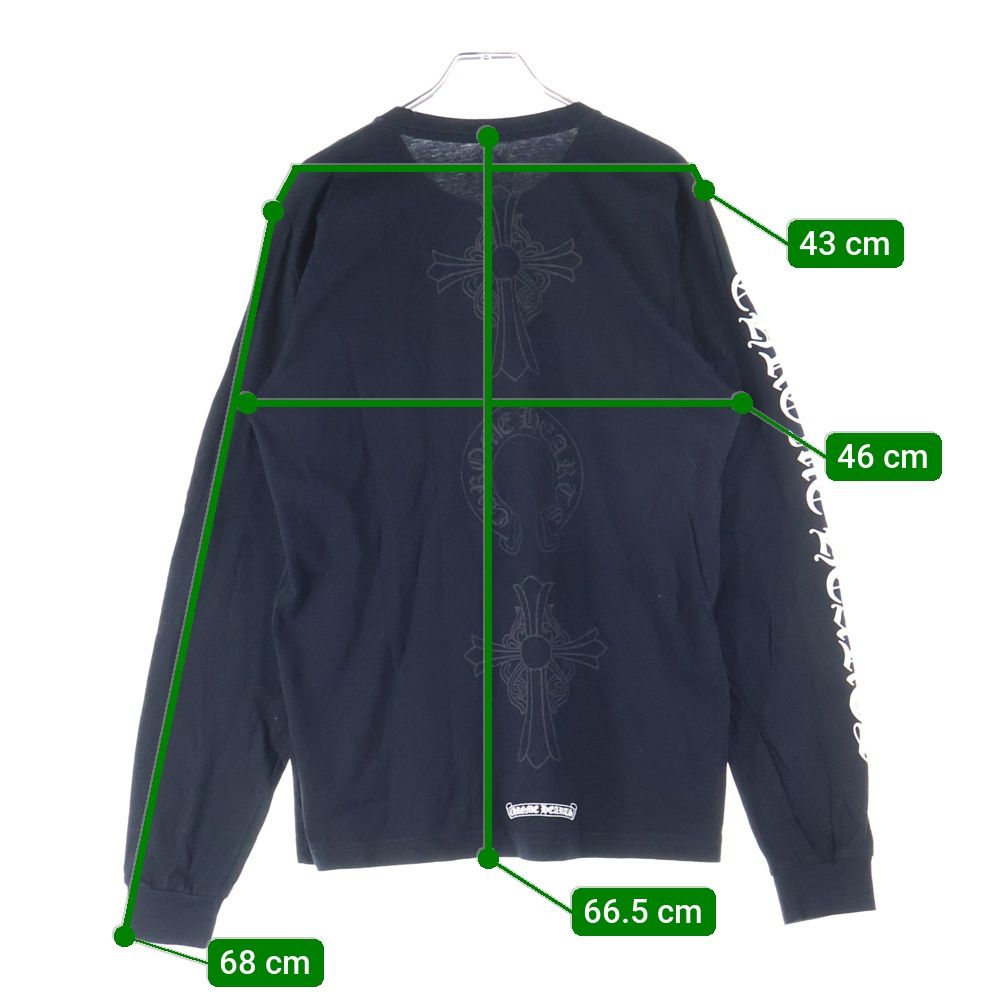 CHROME HEARTS (クロムハーツ) CH L S 1 バックホースシュー クロス