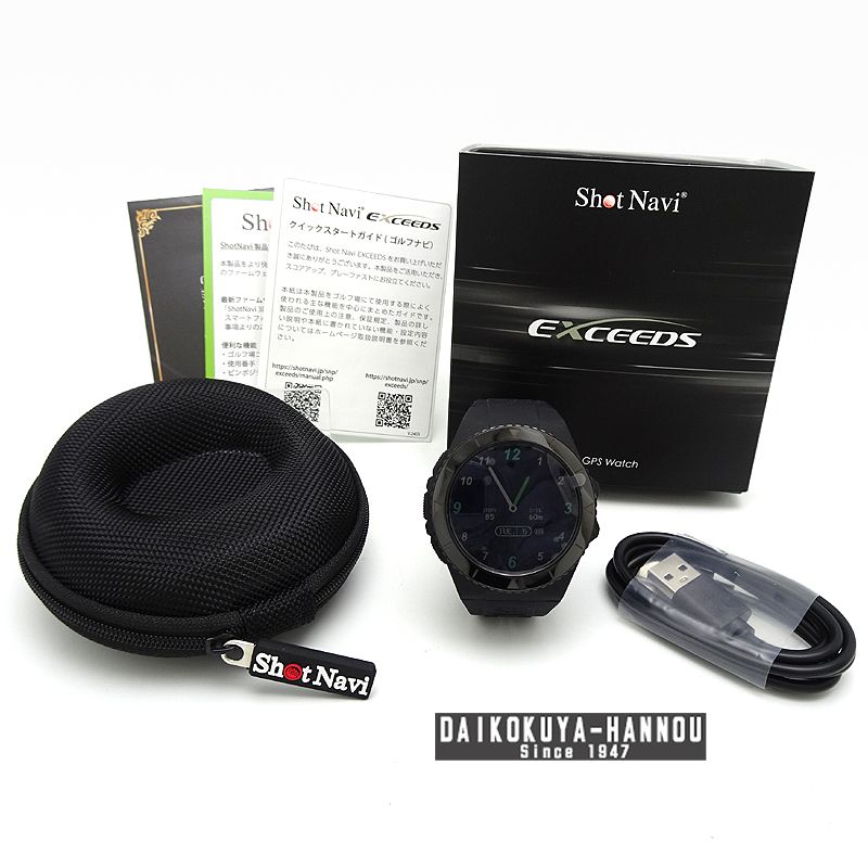Shot Navi クラブその他 EXCEEDS エクシード 腕時計型 GPS ゴルフナビ