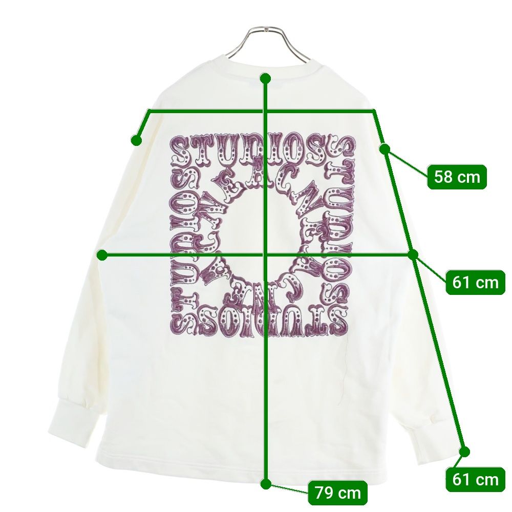 購入 Acne Studios (アクネ ストゥディオズ) バックロゴ刺繍 クルー