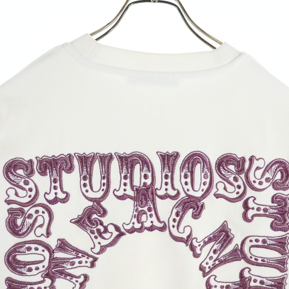 Acne Studios (アクネ ストゥディオズ) バックロゴ刺繍 クルーネック