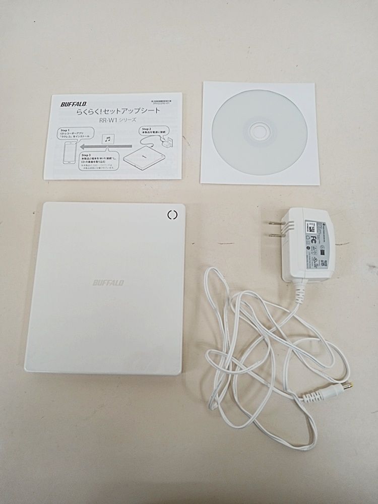 BUFFALO バッファロー スマートフォン用 CDレコーダー ラクレコ Wi-Fi