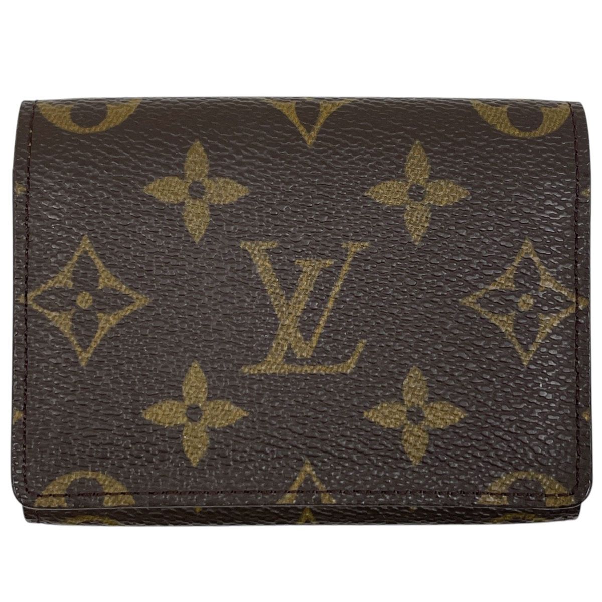 ルイ・ヴィトン 名刺入れ ブラウン ルイ・ヴィトン Louis Vuitton アンヴェロップ カルト ドゥヴィジット