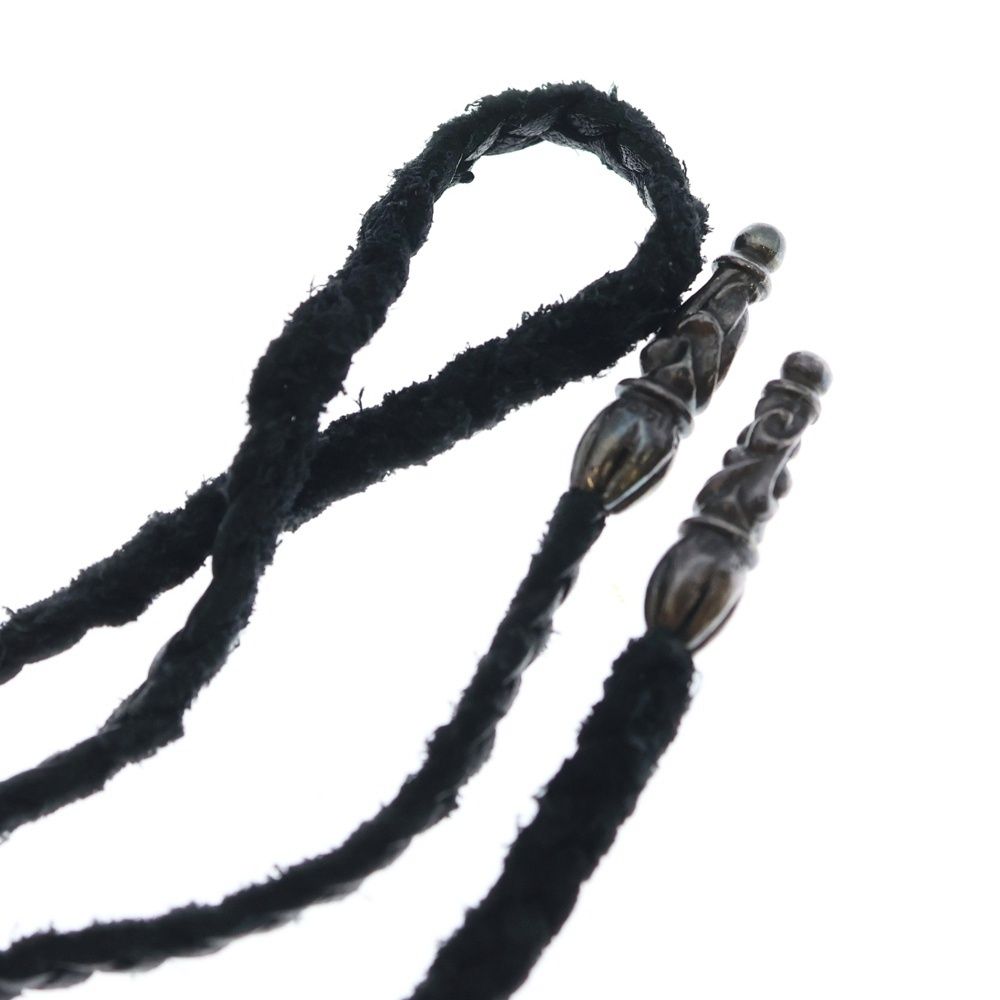 CHROME HEARTS (クロムハーツ) LEATHER BRAID スクロールレザー