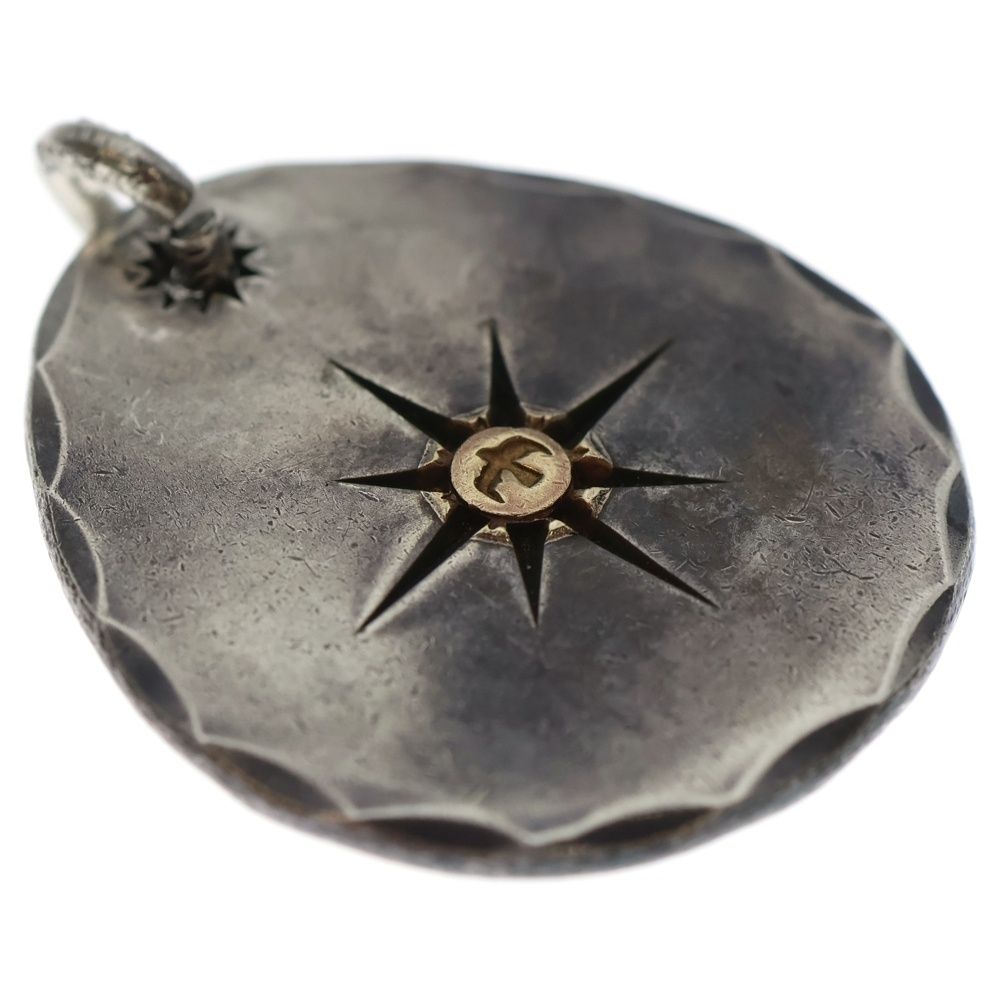 goro's (ゴローズ) たたきメタル大 ペンダントトップ シルバー