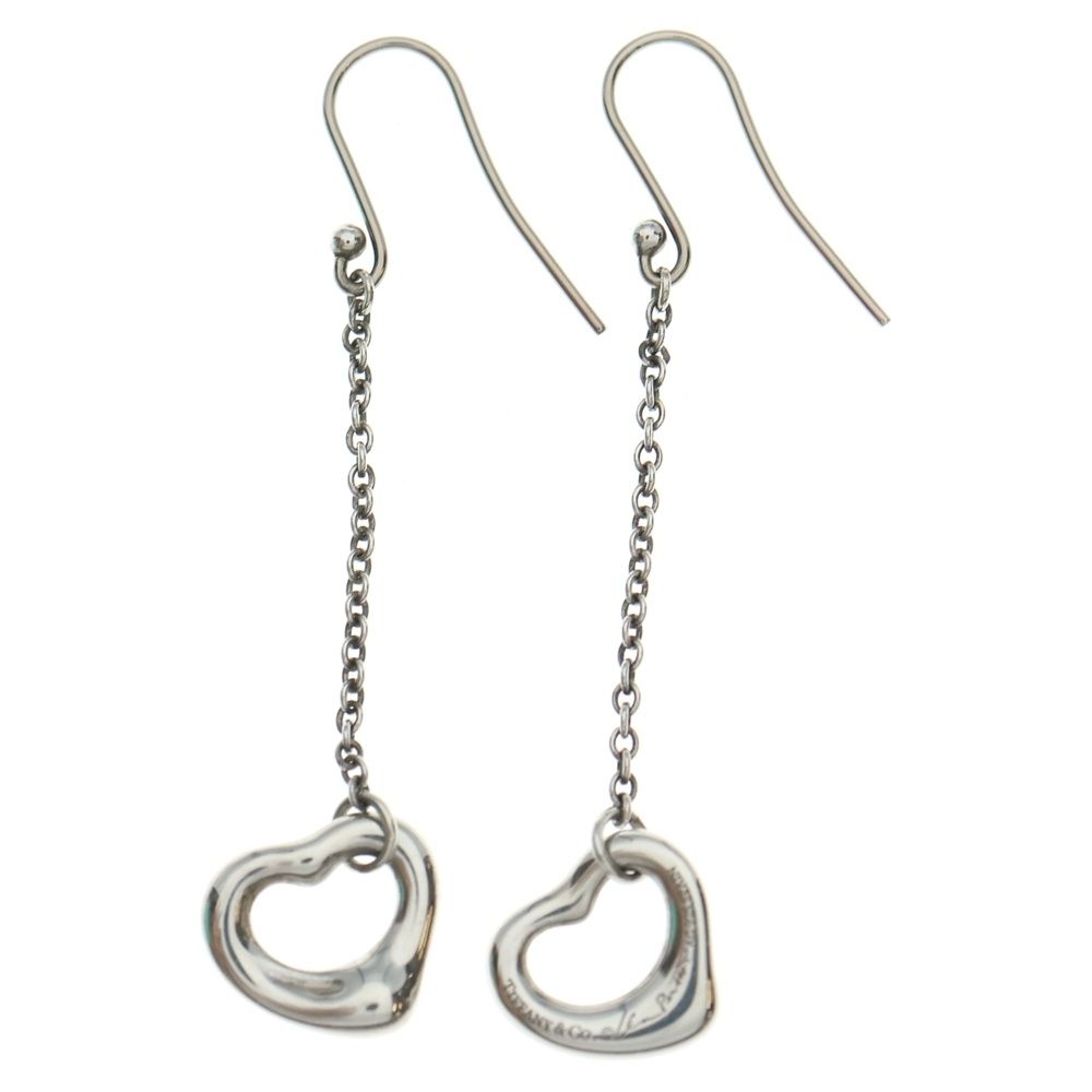 TIFFANY & Co. (ティファニー) オープンハート ピアス シルバー Ag925