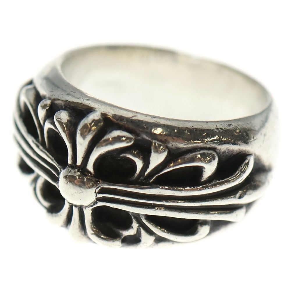 CHROME HEARTS (クロムハーツ) FLRL CRS フローラルクロス リング シルバー BCA346