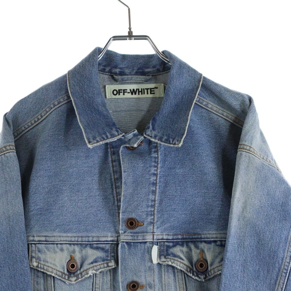 OFF-WHITE (オフホワイト) 16AW Denim Jacket ロゴ刺繍 デニム