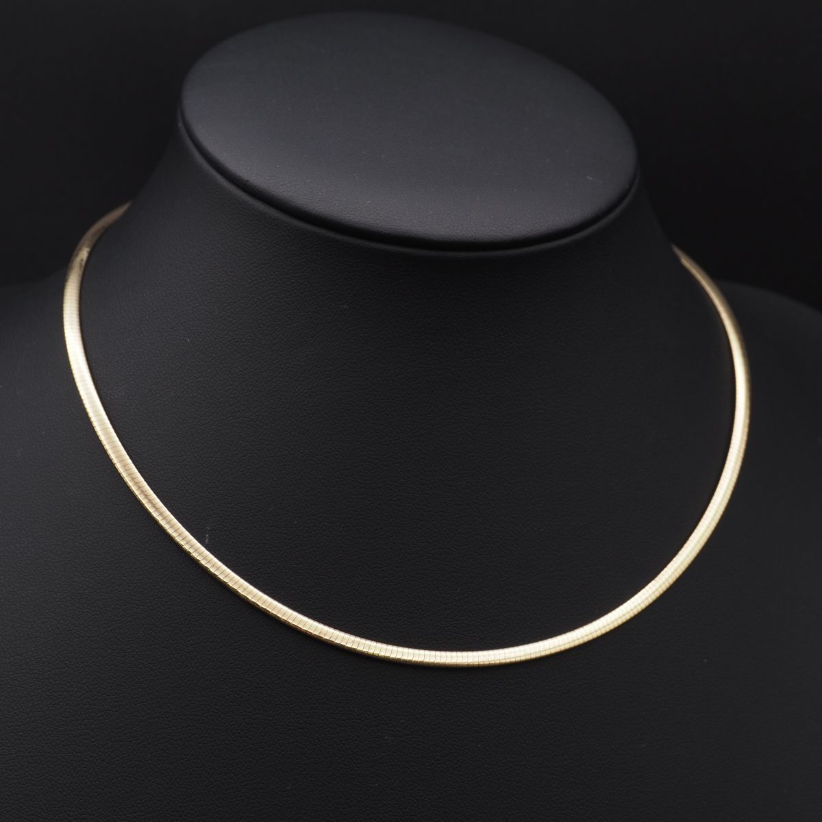 L595 ヴィンテージ 925 ITALY刻印 チョーカー ネックレス オメガ