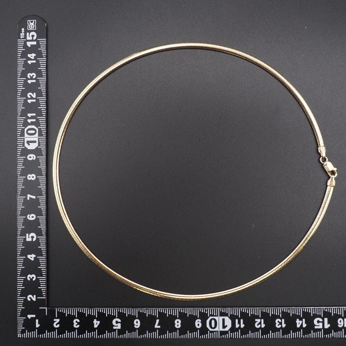 L595 ヴィンテージ 925 ITALY刻印 チョーカー ネックレス オメガ
