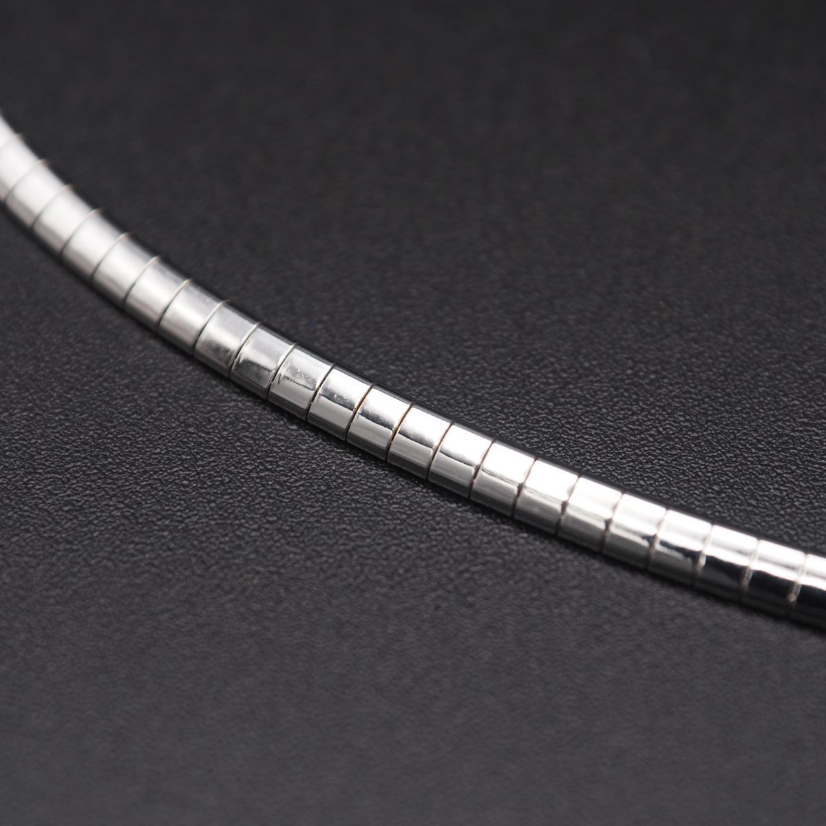 L580 ヴィンテージ 注文 925 ITALY刻印 チョーカー ネックレス オメガ