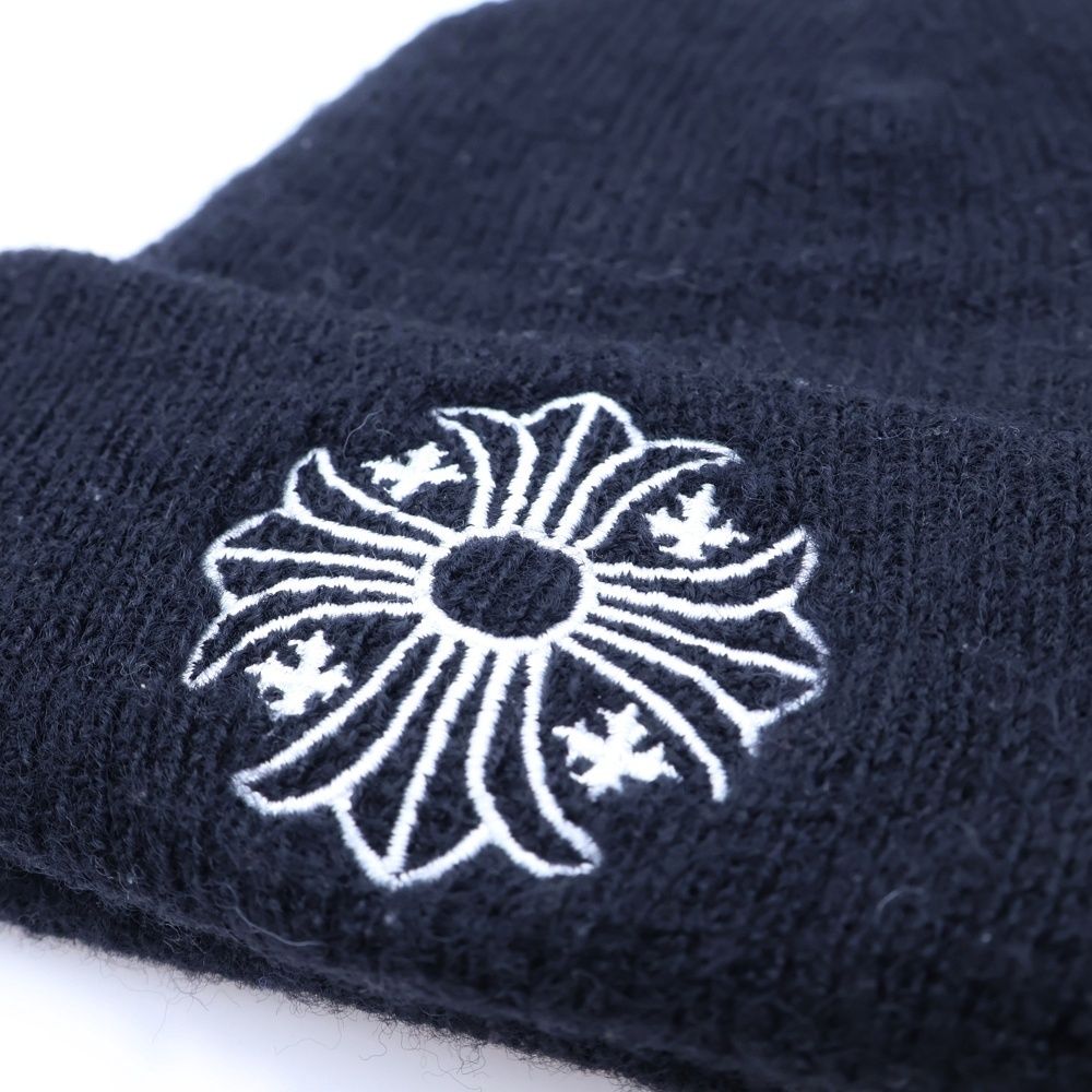 CHROME HEARTS (クロムハーツ) WATCH CAP ワッチキャップ CHロゴ刺繍
