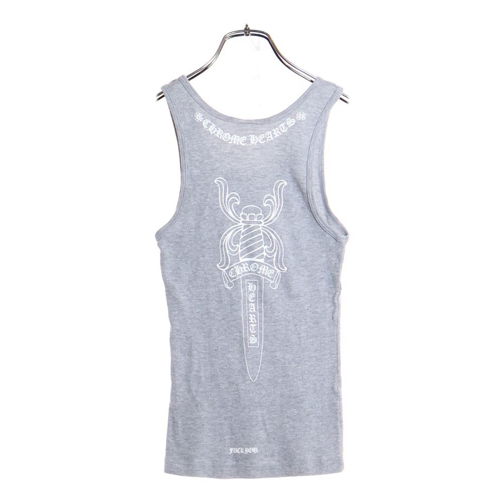 CHROME HEARTS (クロムハーツ) CHクロス バックダガープリント リブ