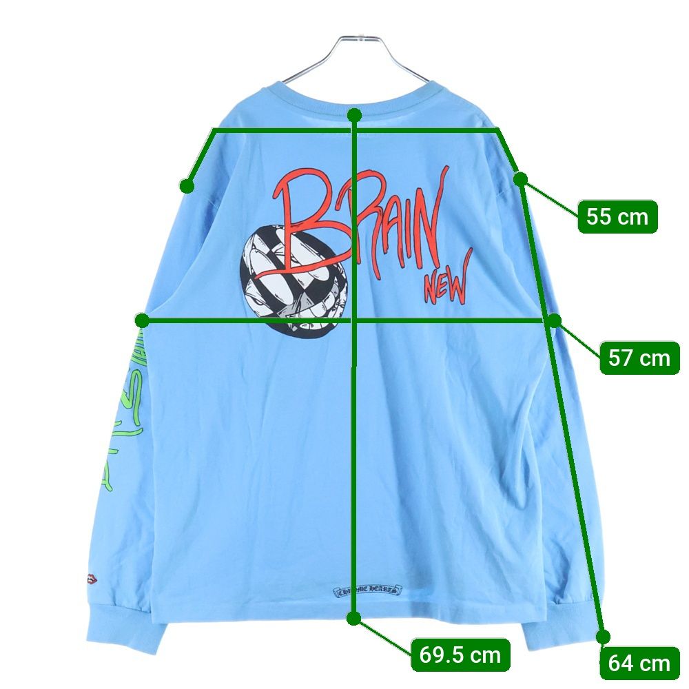 クロムハーツ MATTY BOYブレインニュープリント長袖カットソー メンズM