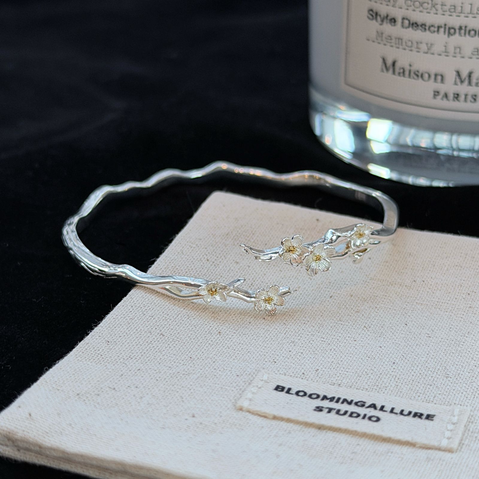 契約書フレーム付き】 シルバー925 ドンリー ブレスレット ジャスミン