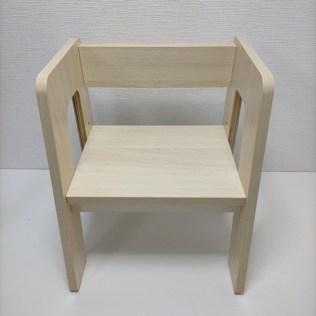 【クローバー】キッズチェア 子供椅子 木製 ２段階調節 250512-3T