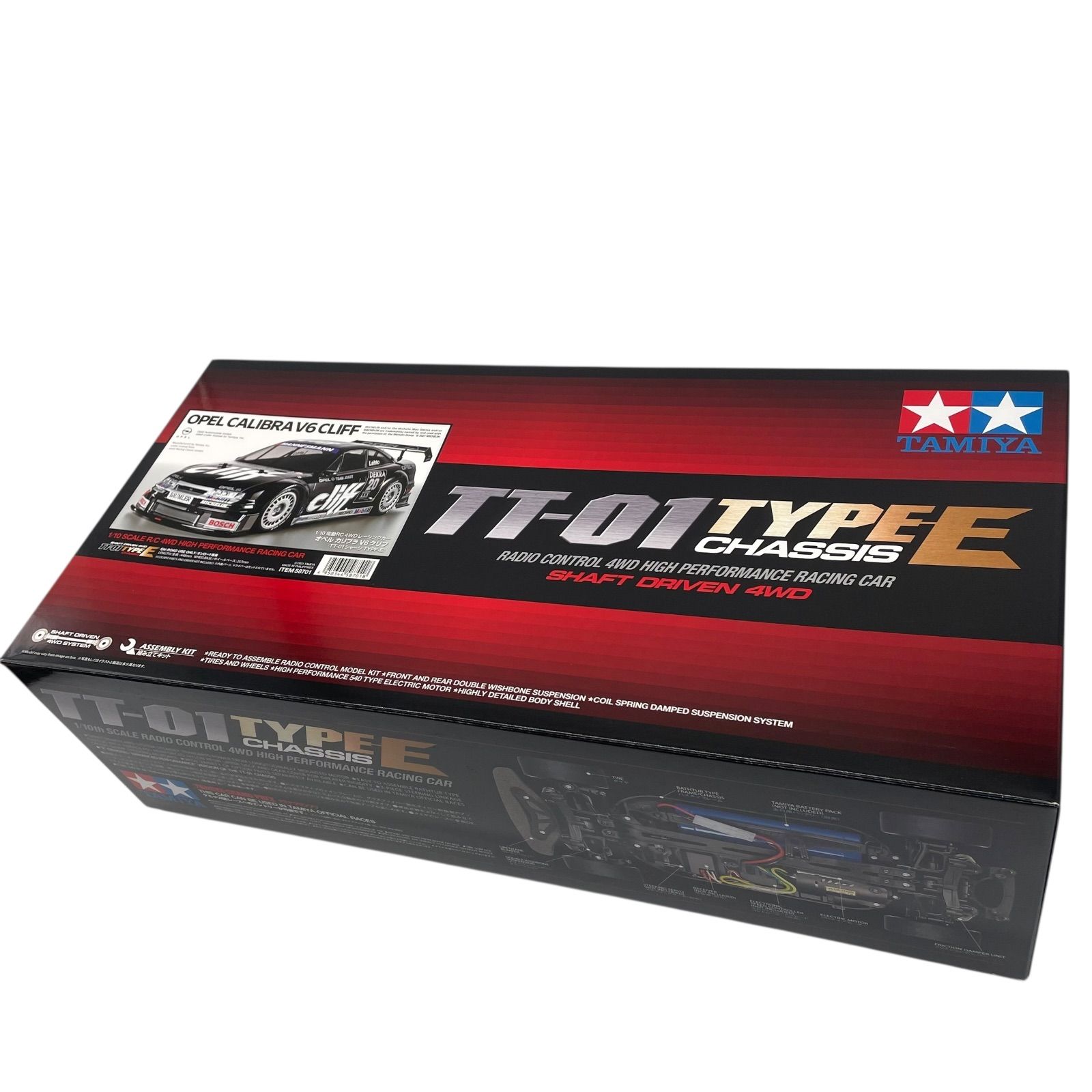 タミヤラジコン　オペルカリブラクリフ　キット完成品 タミヤ 電動RCカーシリーズ 1/10RC オペル カリブラ V6 クリフ (TT-01
