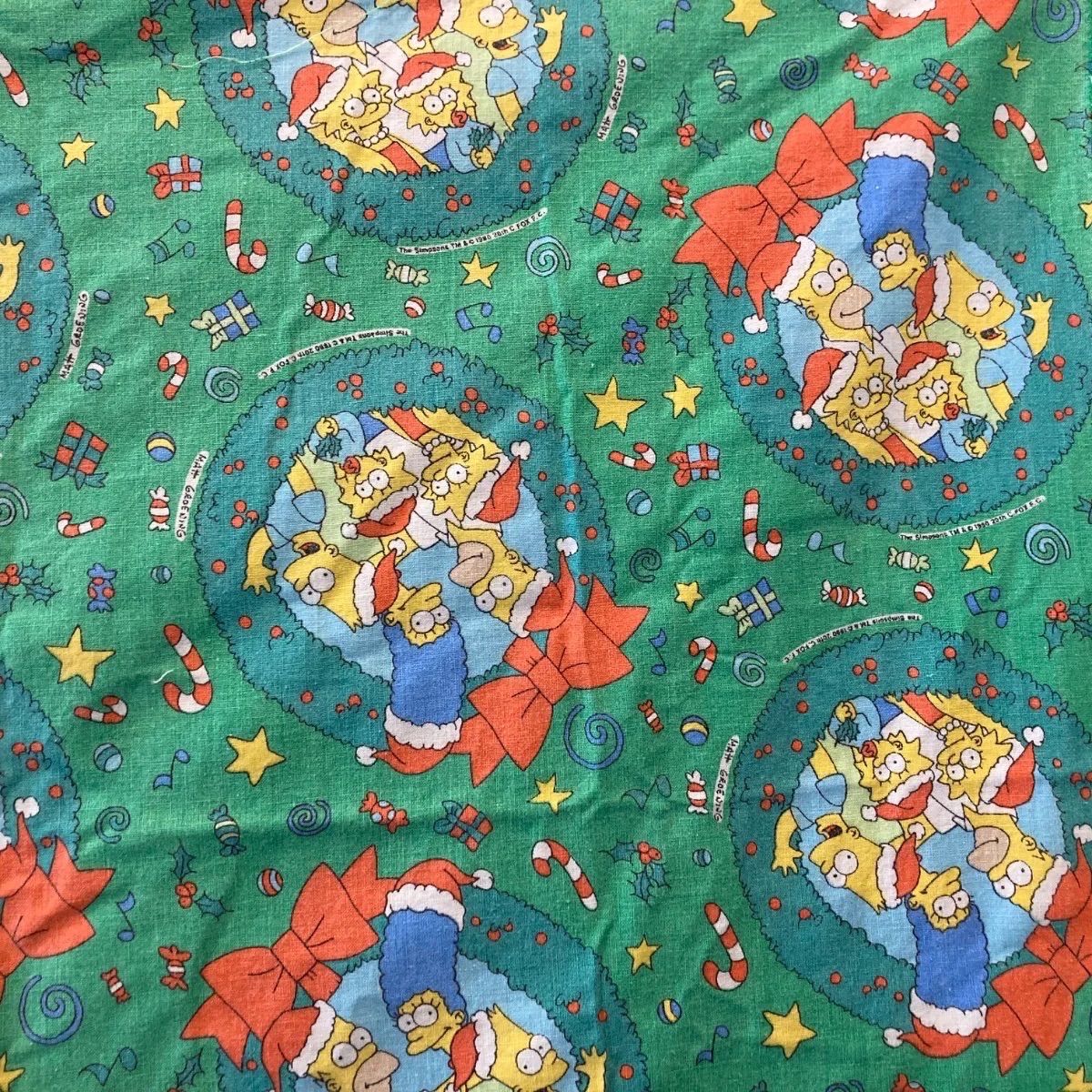 251227 シンプソンズ ビンテージシーツ クリスマス The Simpsons