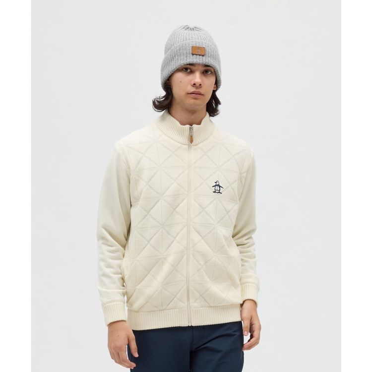 25秋冬 マンシングウェア Munsingwear メンズ 防風裏地付きフルジップ