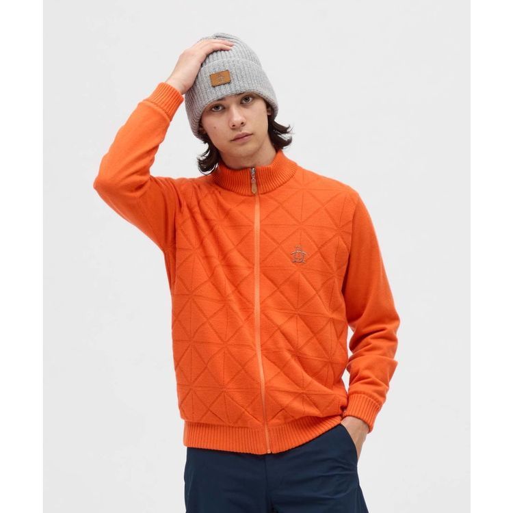 25秋冬 マンシングウェア Munsingwear メンズ 防風裏地付きフルジップ