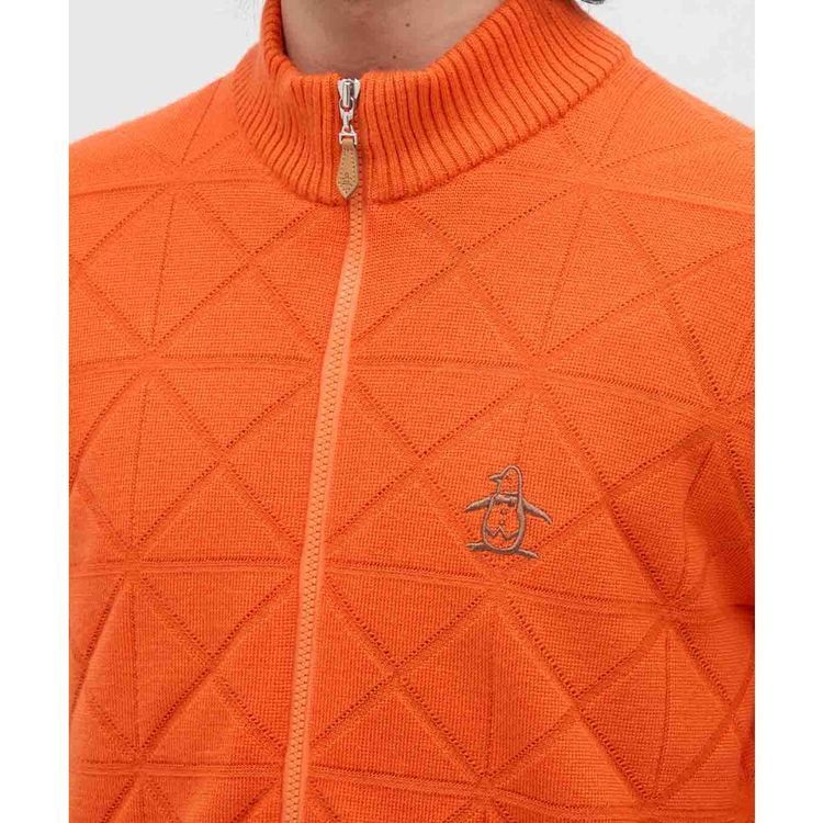 25秋冬 マンシングウェア Munsingwear メンズ 防風裏地付きフルジップ