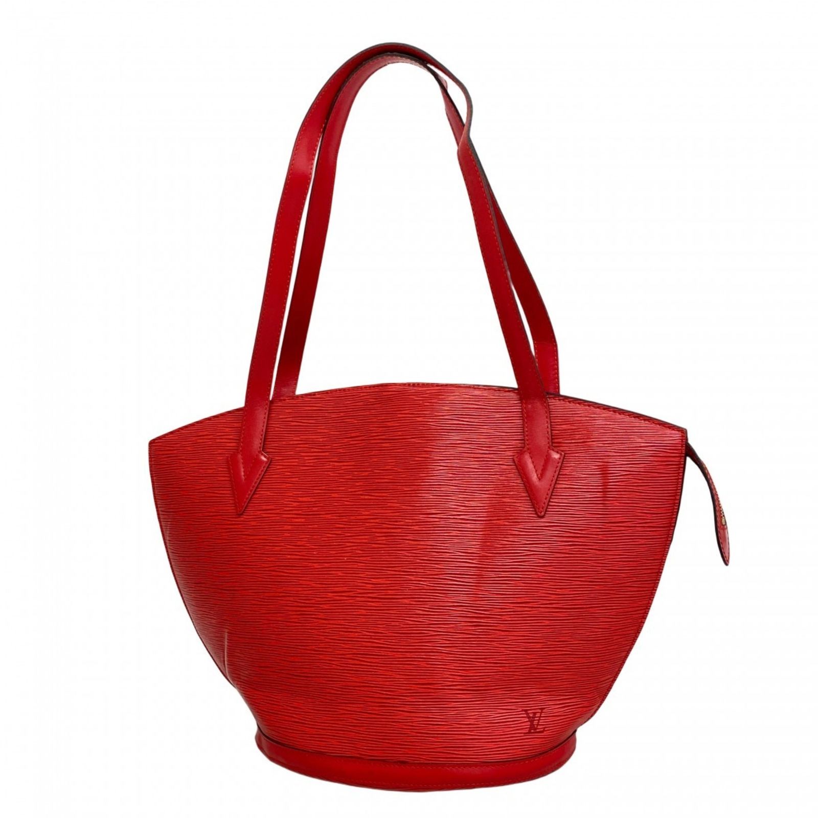 ルイヴィトン レッド ショルダーバッグ 中古・古着通販】LOUIS VUITTON (ルイ ヴィトン) チェーンショルダー