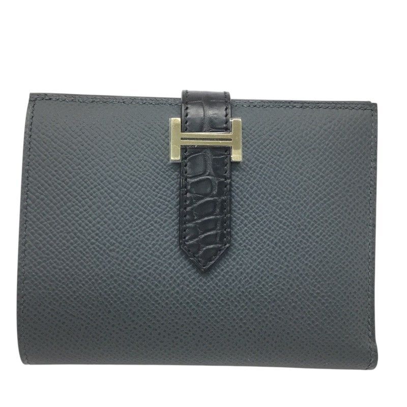 HERMES【エルメス】ベアンコンパクト グリミスティ 二つ折り財布