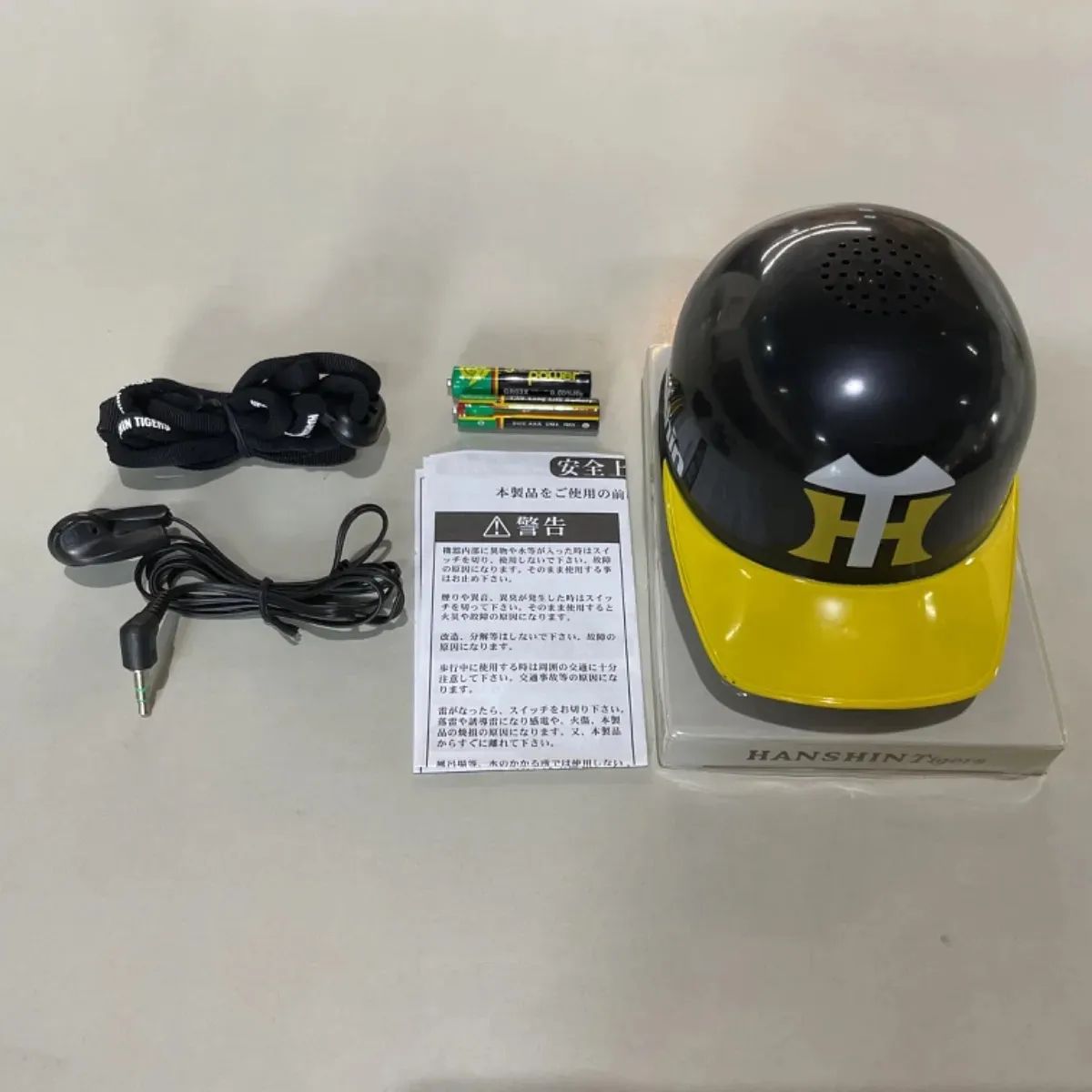 ② 阪神タイガース ヘルメット型ラジオ AM 2005年 ジョーシン 非売品