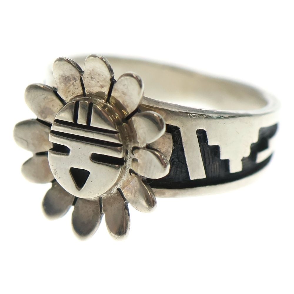 INDIAN JEWELRY (インディアンジュエリー) ホピ族 オーバーレイ サン INDIAN JEWELRY (インディアンジュエリー) ホピ族 オーバーレイ サン