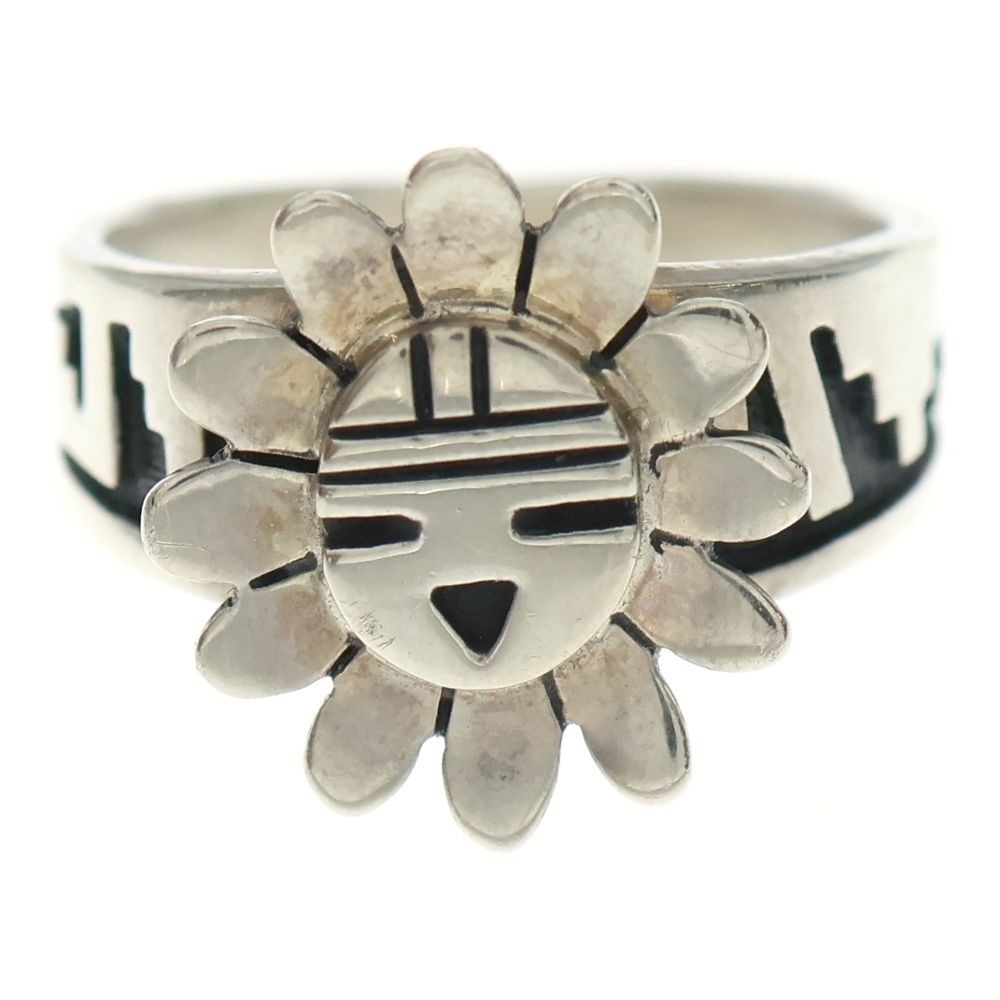 INDIAN JEWELRY (インディアンジュエリー) ホピ族 オーバーレイ サン