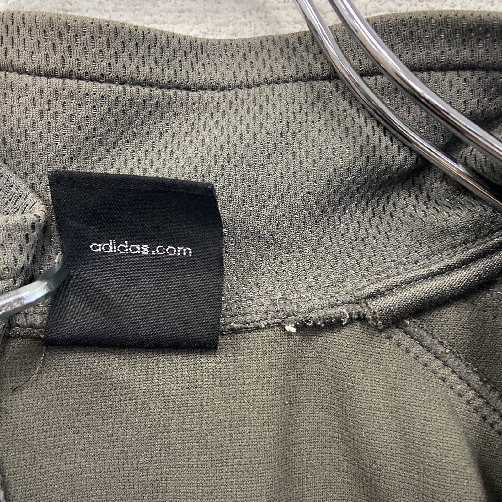 adidas トラックジャケット ジャージ アディダス 古着 USED - adidas×黒タグ個性的 S リブ Track used 7AS4adidasトラックジャケット 90s~ マルチカラー 三本線