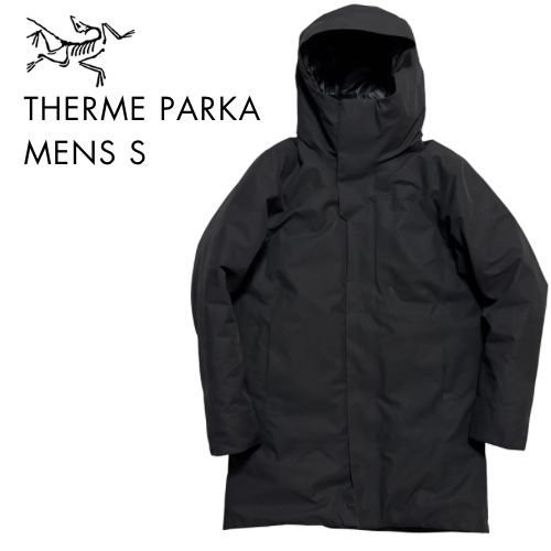 アークテリクス サーミパーカ メンズXS 黒 ブラック ダウンジャケット