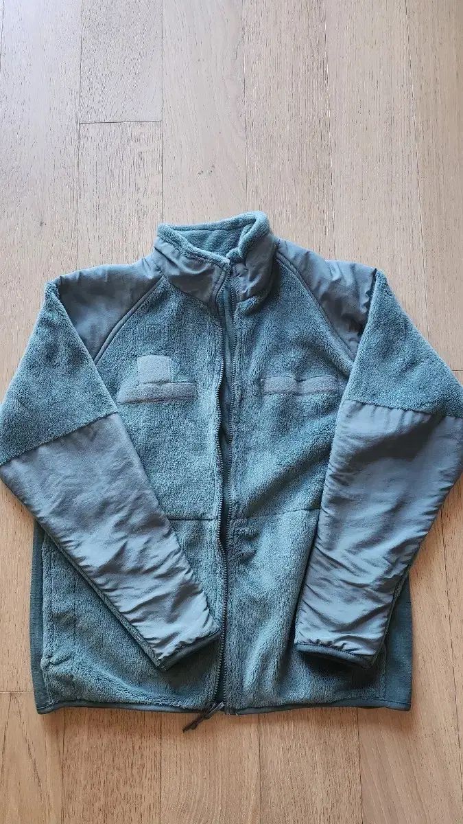 ビームスゴルフ 中綿 ジップ ジャケット ブルゾン リブ ロゴ ブルー M