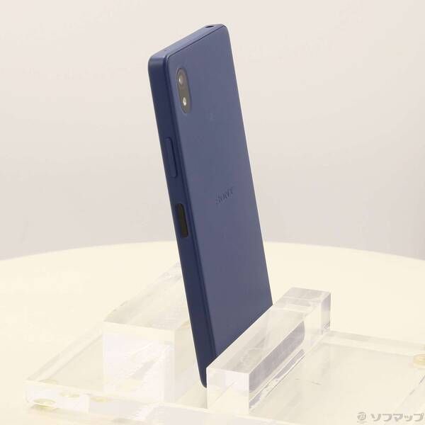 中古品〕 Xperia Ace III 64GB ブルー Y!mobile 〔ネットワーク利用