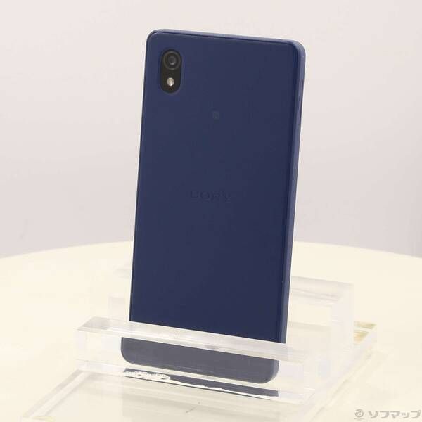 中古品〕 Xperia Ace III 64GB ブルー Y!mobile 〔ネットワーク利用