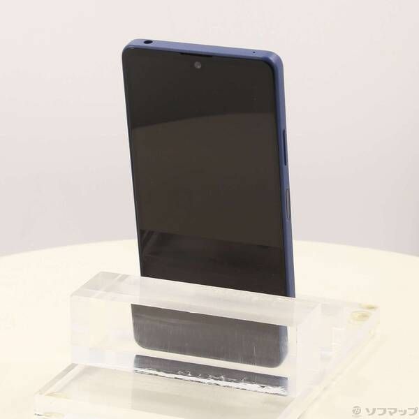 中古品〕 Xperia Ace III 64GB ブルー Y!mobile 〔ネットワーク利用