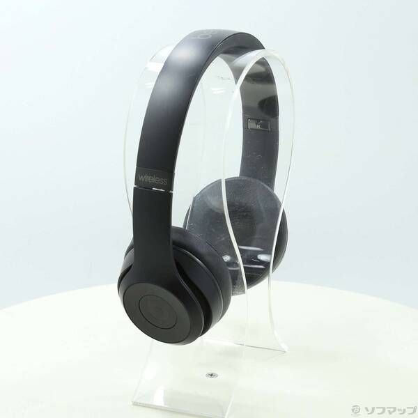品〕 Beats Solo3 Wireless MP582PA／A 工場 ブラック【344】 中古品