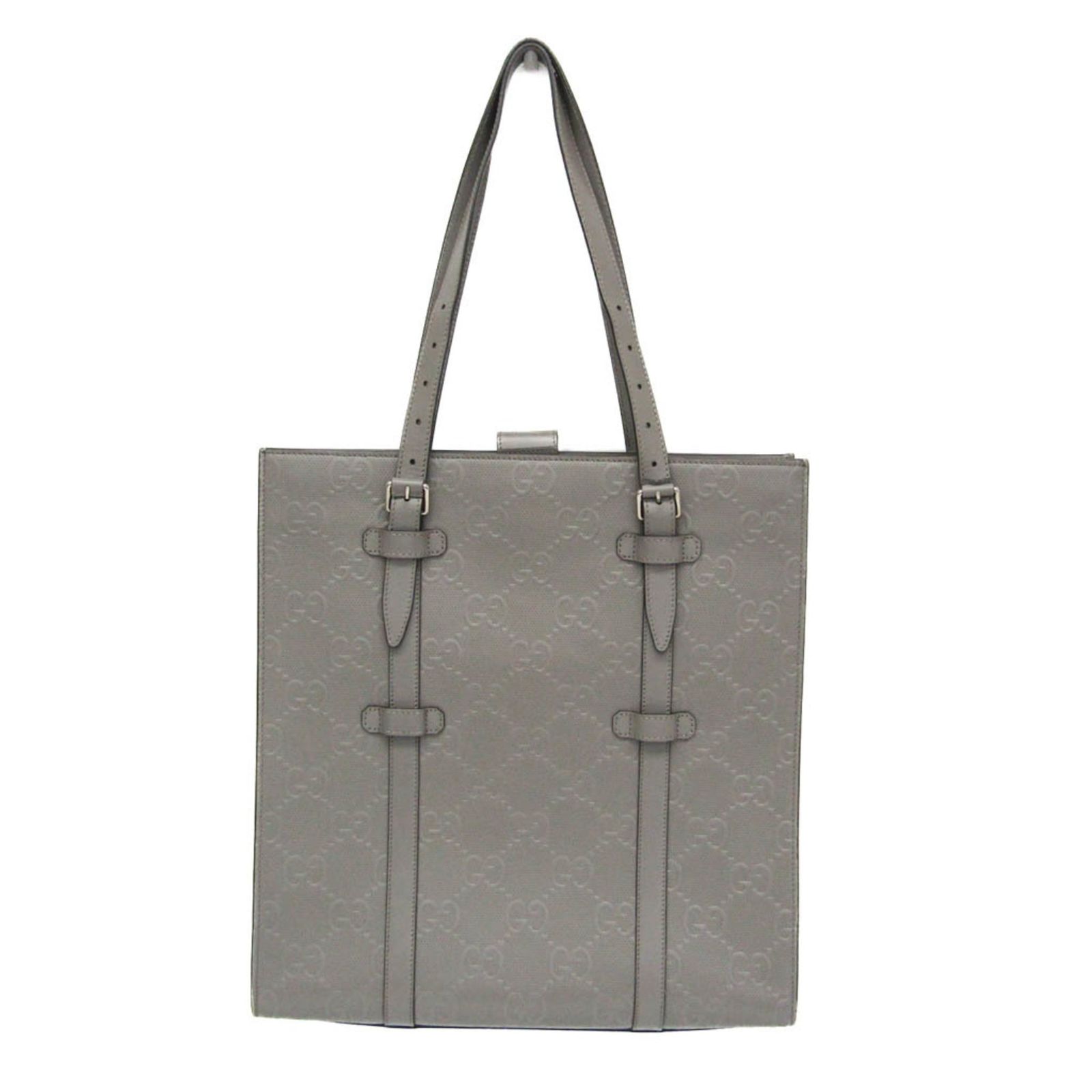 グッチ(Gucci) GGエンボス トート 700421 メンズ レザー トートバッグ 