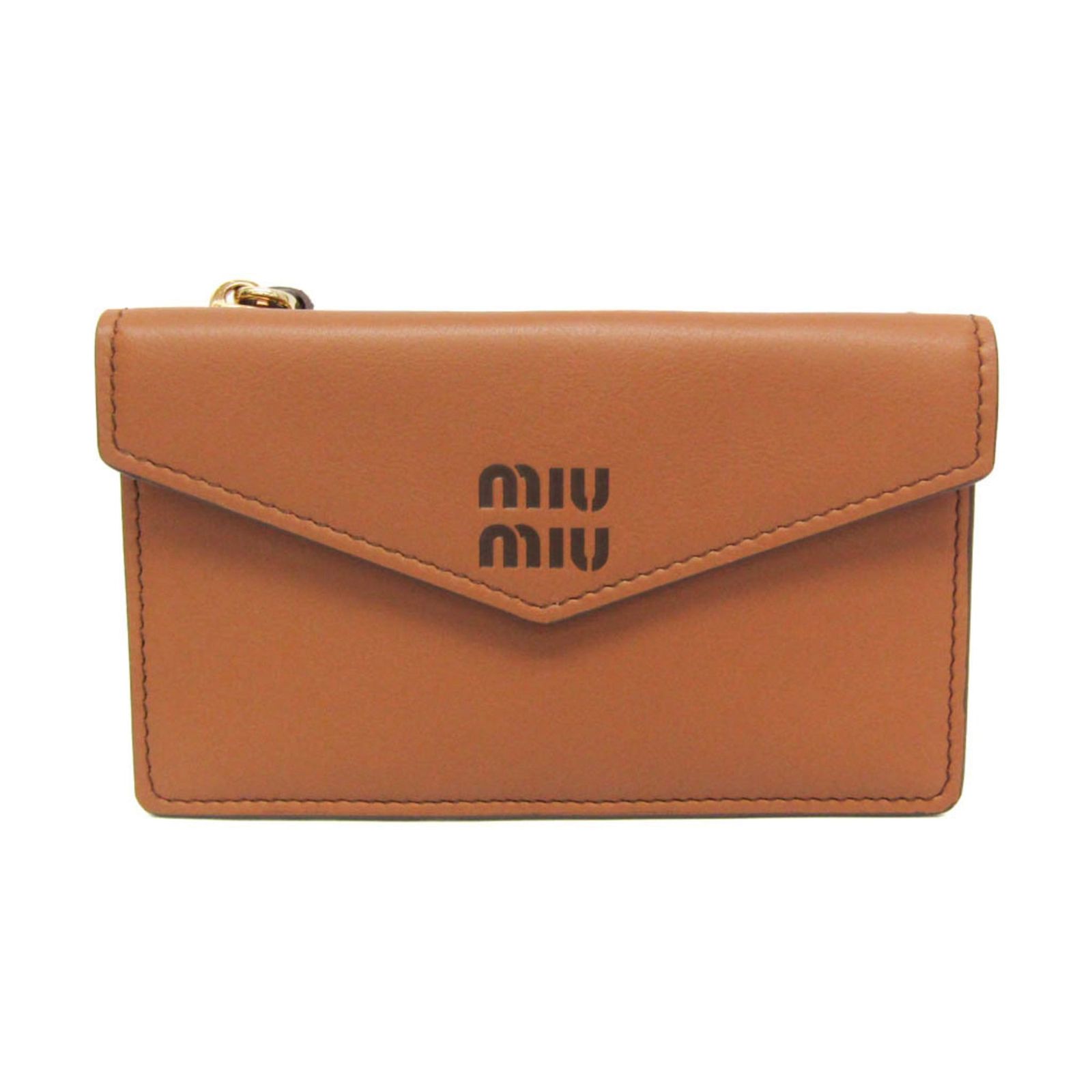 ミュウミュウ(Miu Miu) ファインカーフロゴ コインカードホルダー 