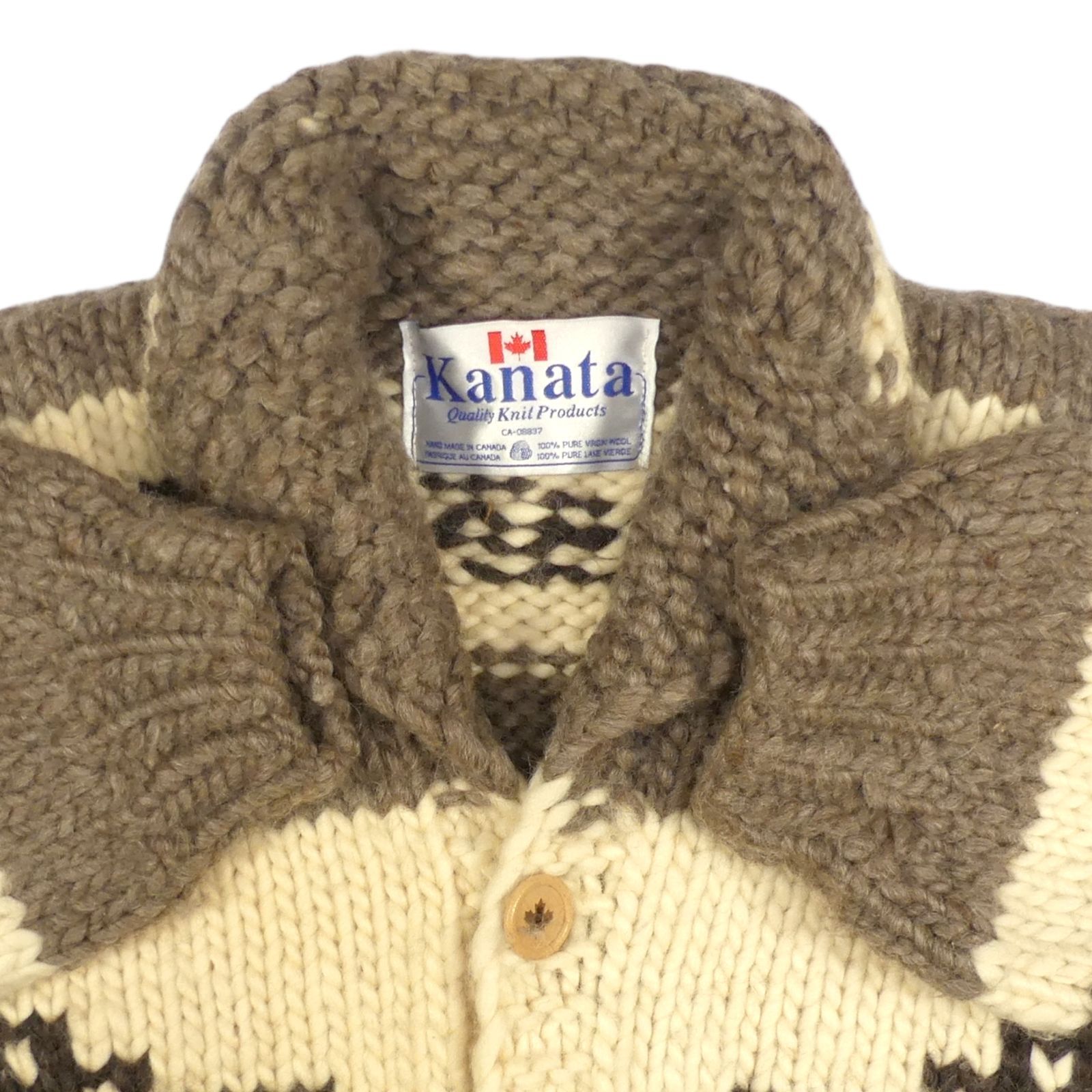 カウチンセーター kanata ニット XXL カナダ製 カナタ 鷲
