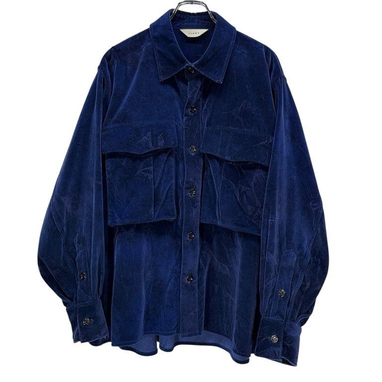 JieDa 20AW VELVET OVER SHIRT ベルベットオーバーサイズシャツ
