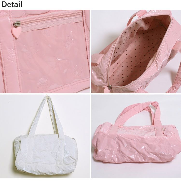 アンドシュエット 痛バッグ フリル 2WAY ピンク クリア ショルダー 