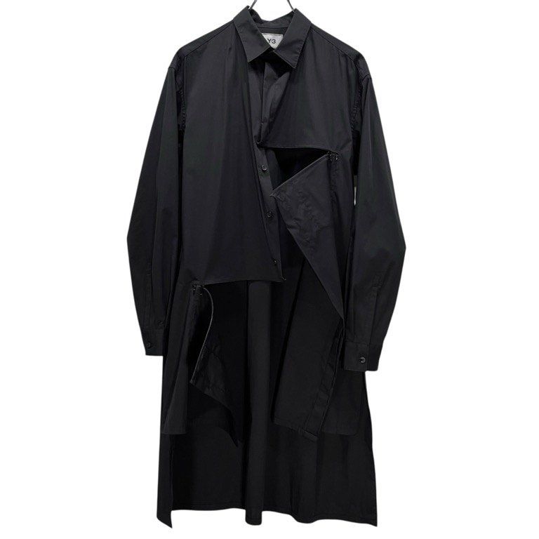 【訳あり】yohji yamamoto 20ss ロングシャツ 訳あり】yohji yamamoto 20ss ロングシャツ 2020SS yohji yamamoto
