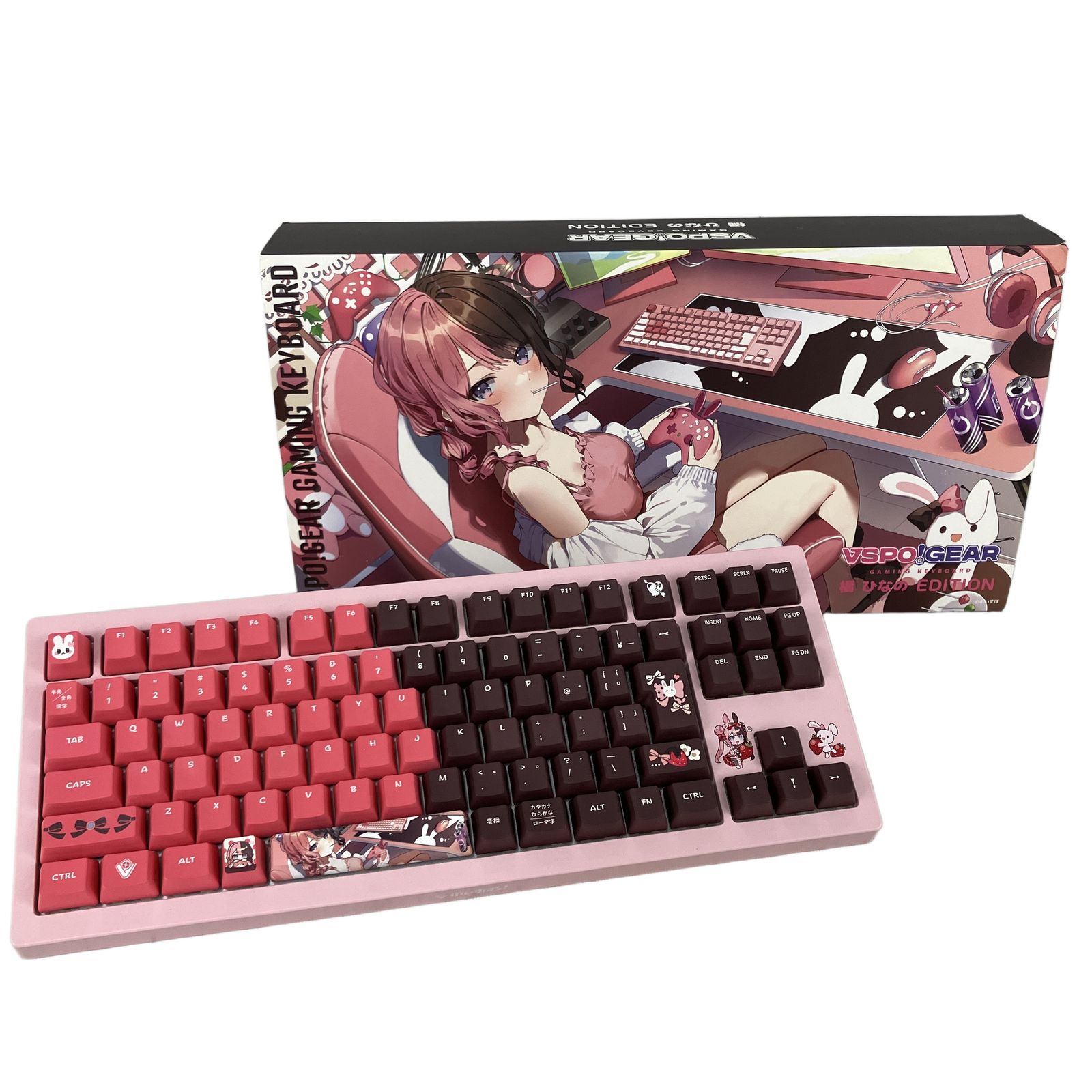 ぶいすぽ VSPO!GEAR gaming keyboard 橘ひなの Edition ゲーミング